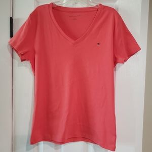 Tommy Hilfger Women's Short Sleeve Top - Size Large - EUC